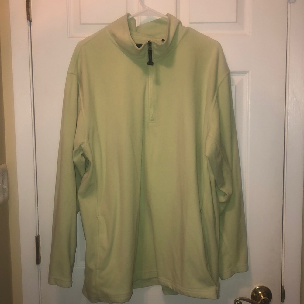 Super soft green fleece!